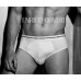 Enrico Coveri Slip Uomo elastico esterna in cotone e modal elasticizzato ART.ES.1000 ( Bianco e Nero )