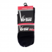 Virtus calze donna corte linea basic socks caldo cotone tinta unica Nere ART.V1200 ( 5 Paia )