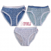 Cotonella slip bimba in cotone morbido elasticizzato ART.AB157 ( 3 PEZZI )