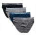 Guru99 Slip uomo con elastico esterna in morbido cotone elasticizzato tinta unita ART.2729 ( 4 PEZZI )