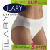 ILARY Slip donna microfibra vita medio alta Art.0617 (Bianco-Nero-Nudo)