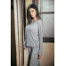 Pigiama Jadea home estivo tuta donna in cotone modal ART.3064 GRIGIO - GRIGIO/KAKI
