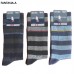 Marina Yachting calze uomo lunghe cotone caldo fantasie a righe ART.ME111 L( 3 Paia ) 