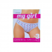 Slip ragazza My Girl bordi morbidi cotone elasticizzato a fantasia ART.ORTENSIA (3 PACK)