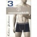 Nazareno gabrielli Boxer uomo con elastico esterna in morbido cotone elasticizzato tinta unita ART.NB901/3 ( 3 PEZZI )