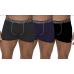 Nazareno gabrielli Boxer uomo con elastico esterna in morbido cotone elasticizzato tinta unita ART.NB901/3 ( 3 PEZZI )