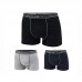 Nazareno gabrielli Boxer uomo con elastico esterna in morbido cotone elasticizzato tinta unita ART.NB901/3 ( 3 PEZZI )