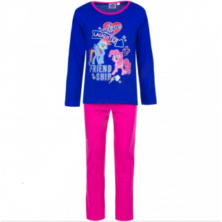 Pigiama Bambina My Little Pony 3-8 maniche lunghe in cotone estivo ART.ER2108 BLU