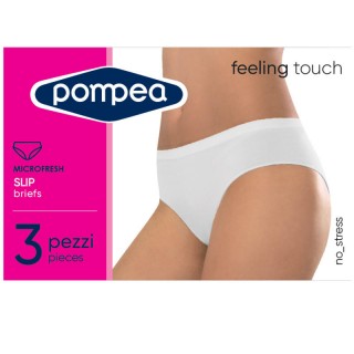 POMPEA donna Slip Feeling Touch (tripack)