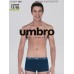 Umbro Junior boxer Ragazzino in cotone elasticizzato in tinta unica ART.UIB00801S (3 PEZZI)