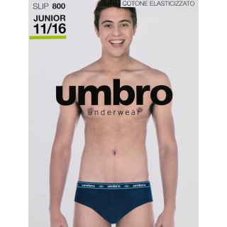 Umbro Junior slip Ragazzino in cotone elasticizzato in tinta unica ART.UIB00800S (3 PEZZI)