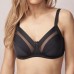 Spiman Reggiseno in microfibra contenitiva e inserti in tulle Coppa B Art.351