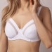 Spiman Reggiseno in microfibra contenitiva e inserti in tulle Coppa B Art.351